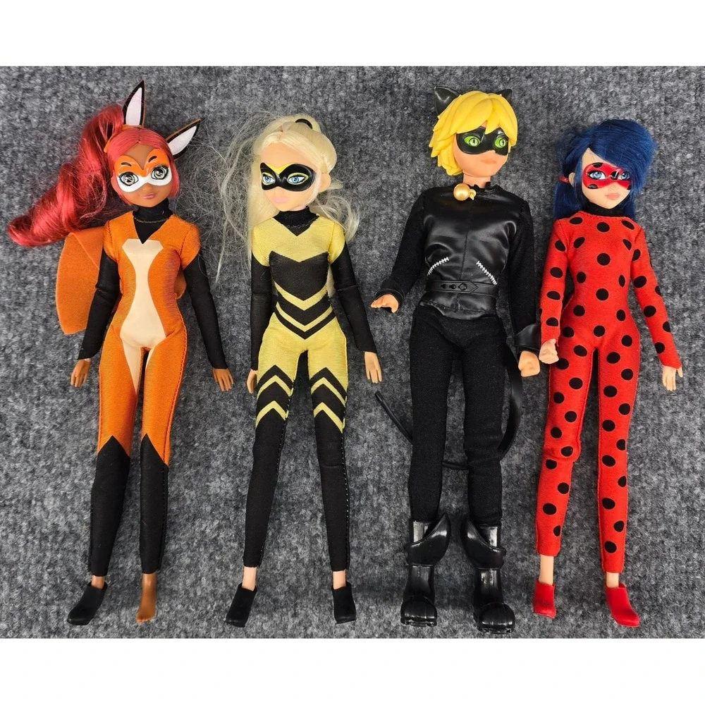 Zagtoon Miraculous Ladybug Action Figure Doll Lot Kids 10